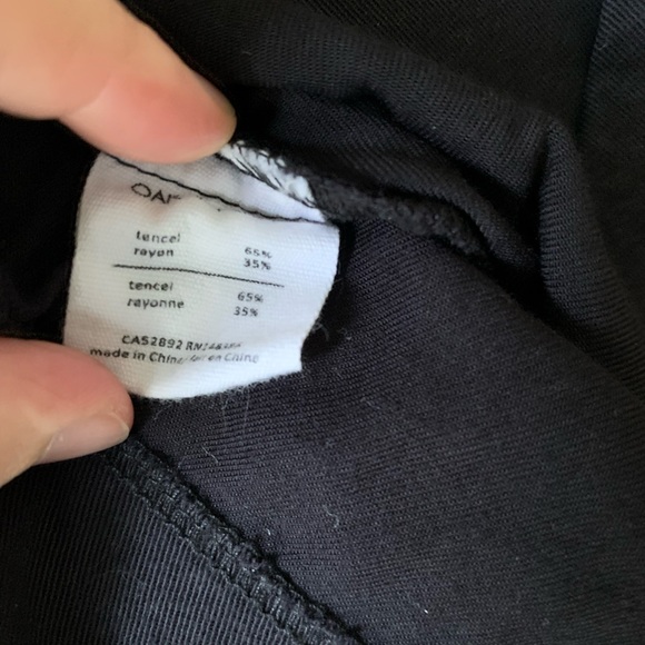 Oak+Fort Black Wide Leg Cropped Jumpsuit - Picture 6 of 11